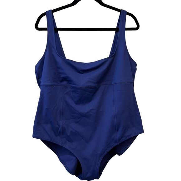 SKIMS Other - Skims One Piece Bathing Swim Suit‎ Sculpting Women's Size 3X Midnight Blue Beach